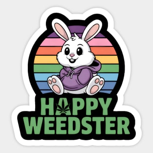 Funny Happy easter 420 Sticker